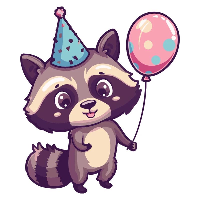 Raton laveur anniversaire bébé