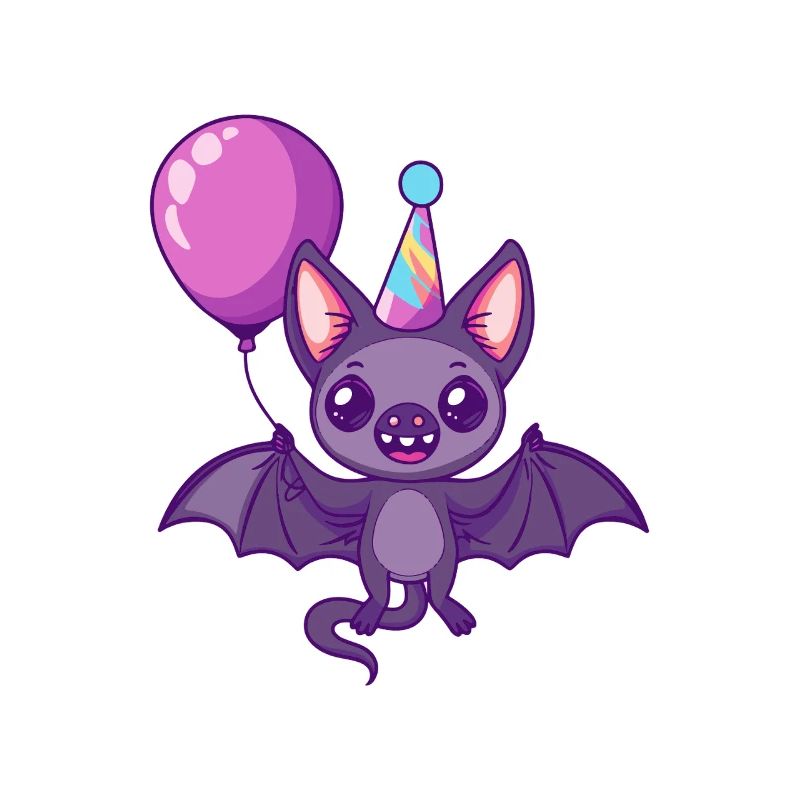 Chauve-souris Anniversaire Bébé