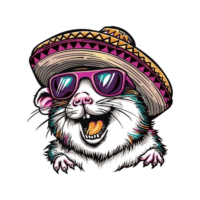 Hamster Funny Sombrero
