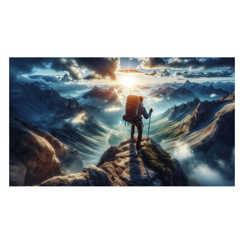 Wanderer an der Spitze