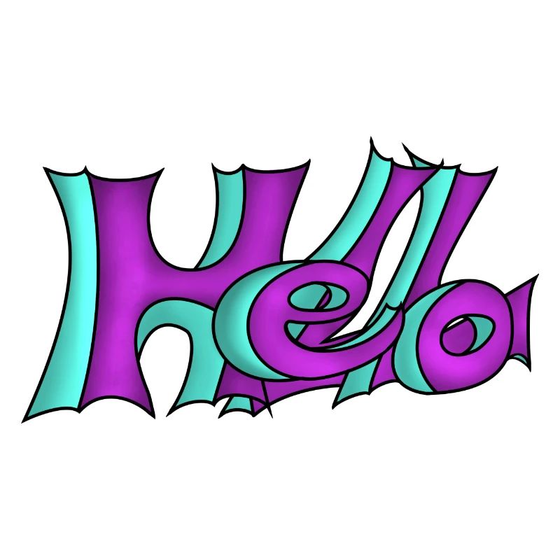 Graffiti style Hello!