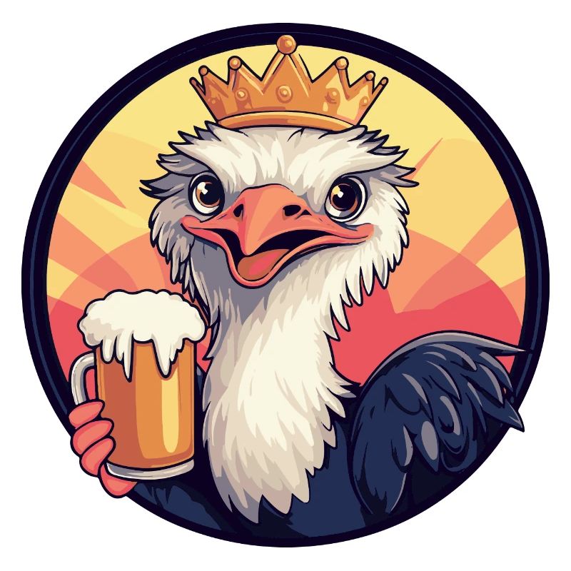 Bande dessinée de bière Strauss