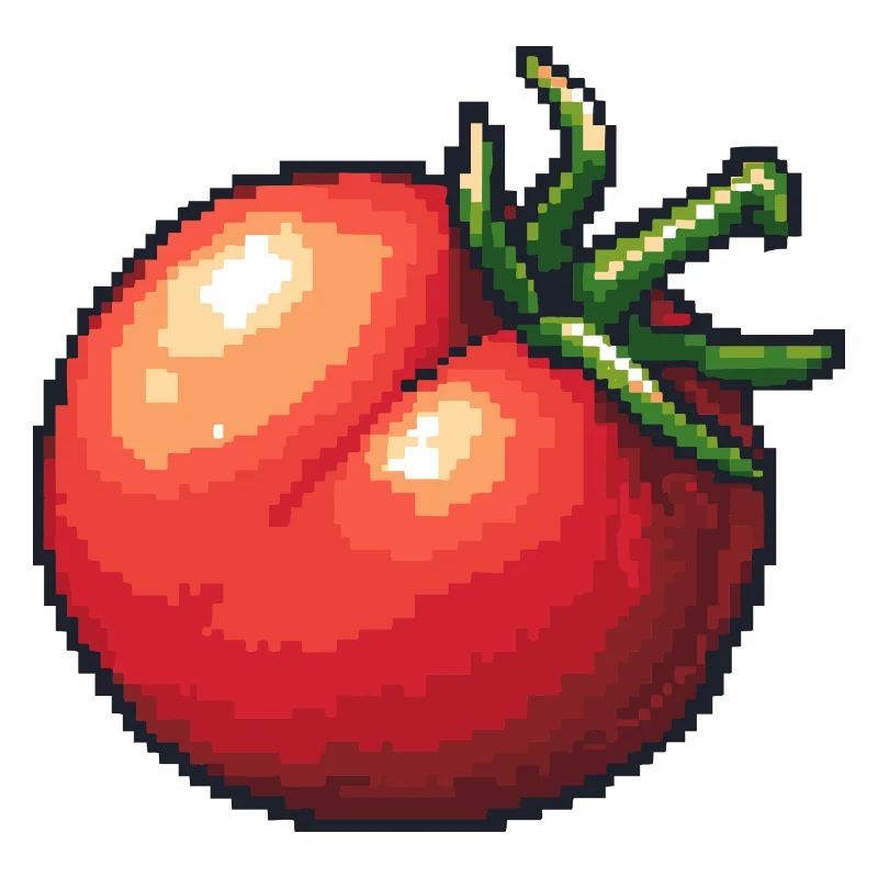 Joueur de pixels de tomate