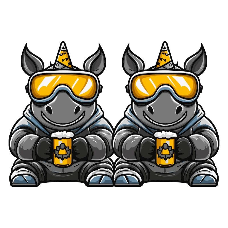 Nashorn Ski Team Bier