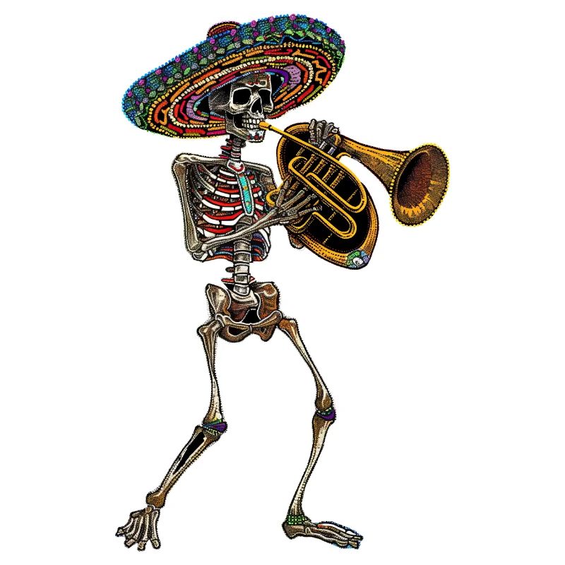Tuba Mexican Skeleton