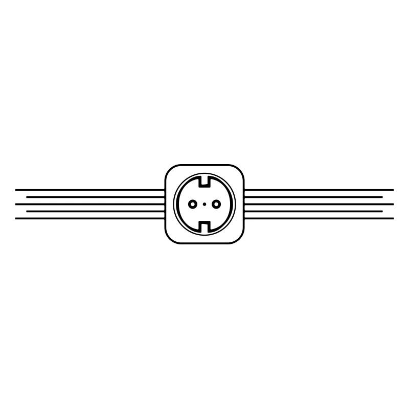 Steckdose Element Symbol