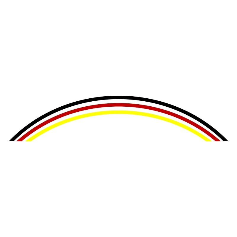 Germany Flag Symbol Line