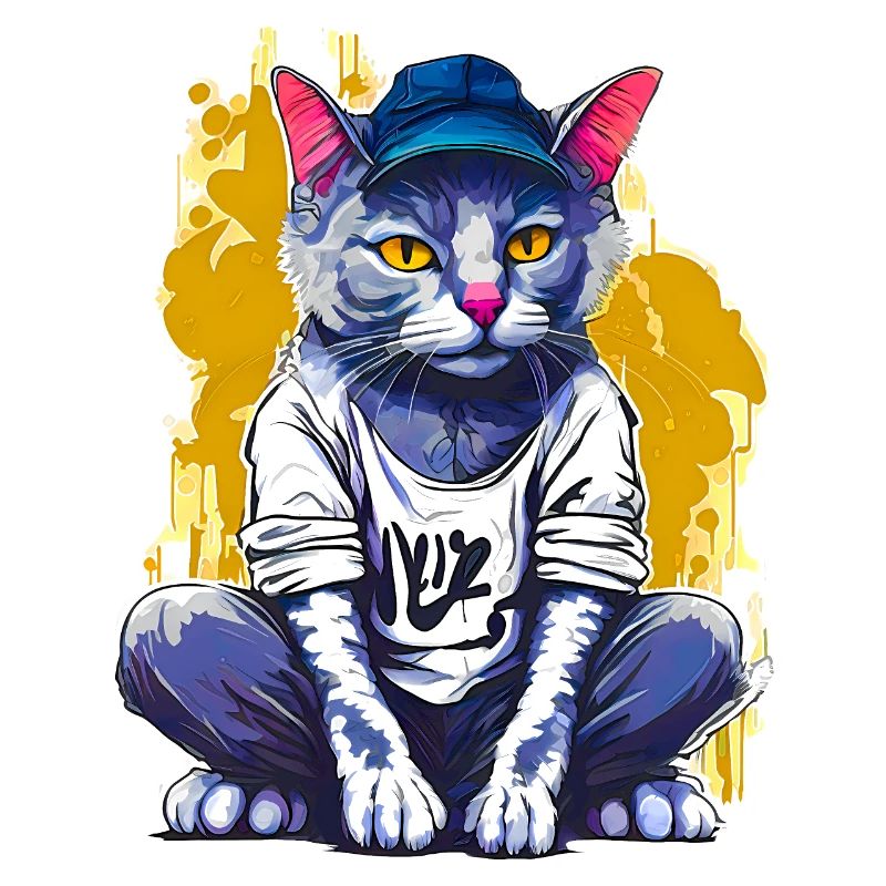 Graffiti de chat