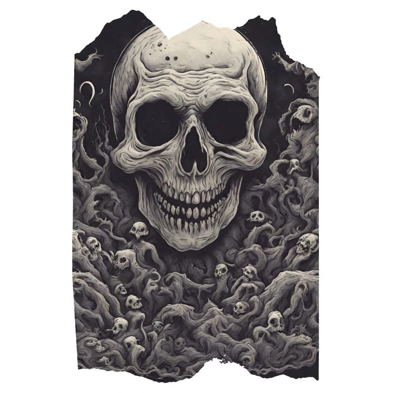 Malevolent Monarchy Evil Skull Undead Skeleton