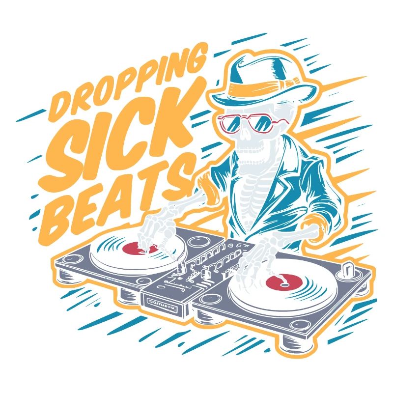 Dropping sick beats