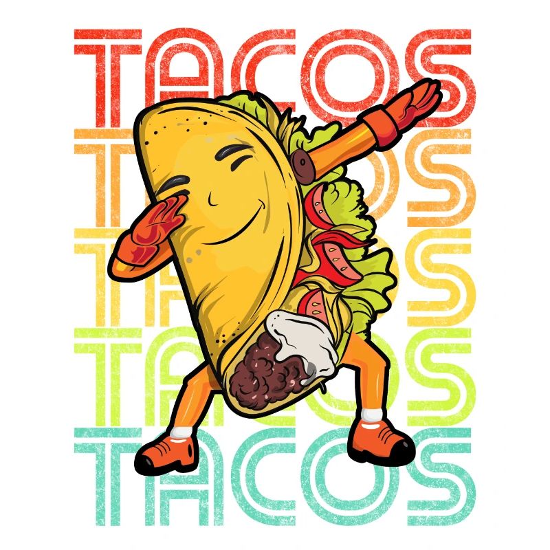 Dabbing Taco Cinco de Mayo Funny Tacos
