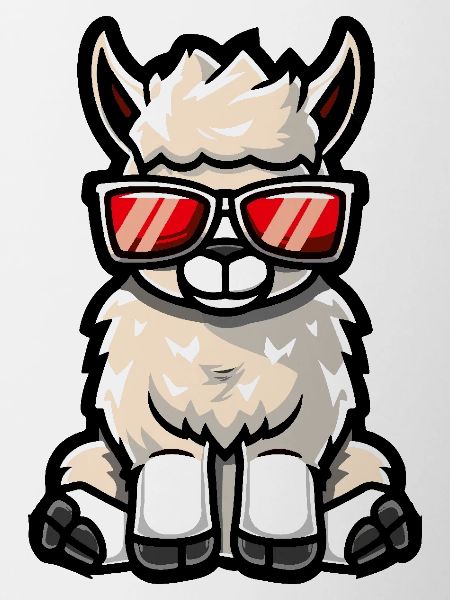 Alpaca Llama Cool Comic