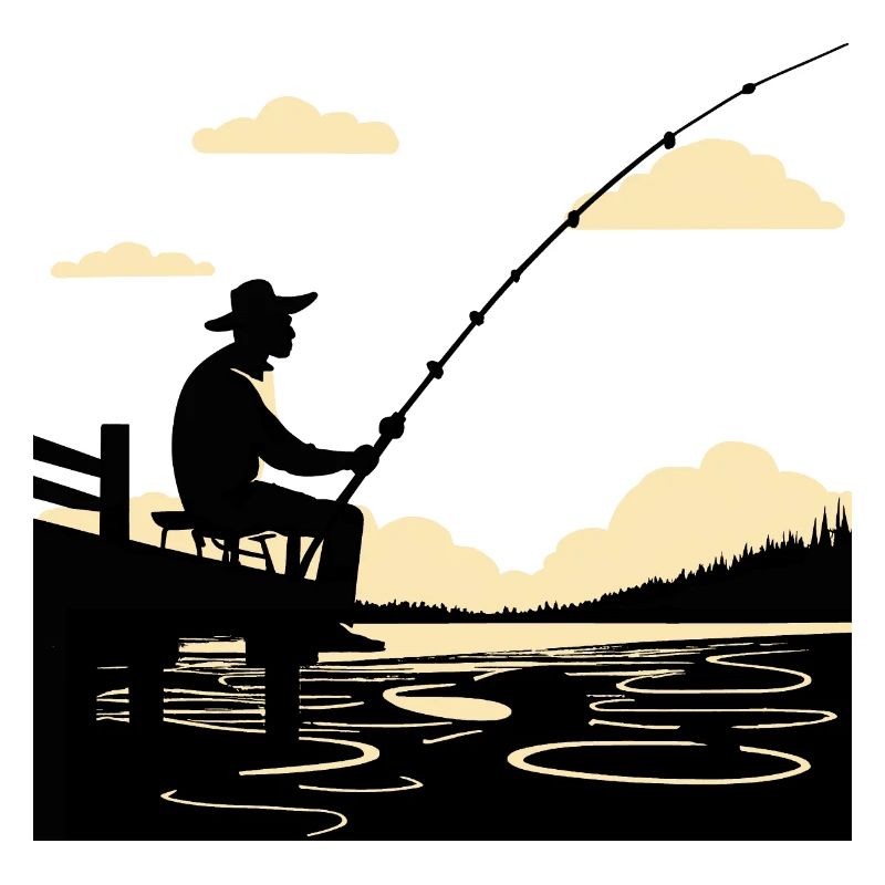 dessin pêcheur