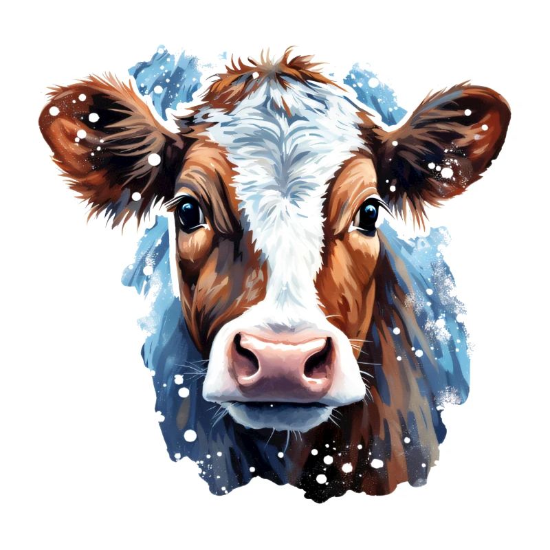 Beef in the snow