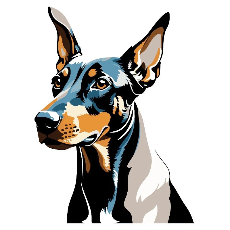 Doberman Pincher - Conception de chien de compagnie