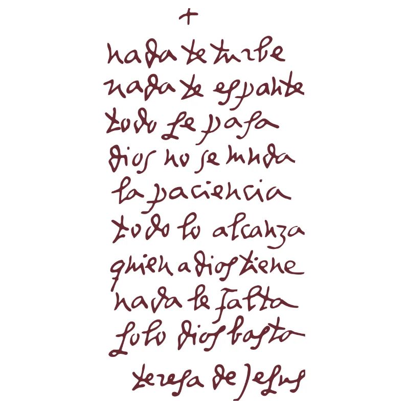 Solo Dios basta (Let nothing disturb thee)