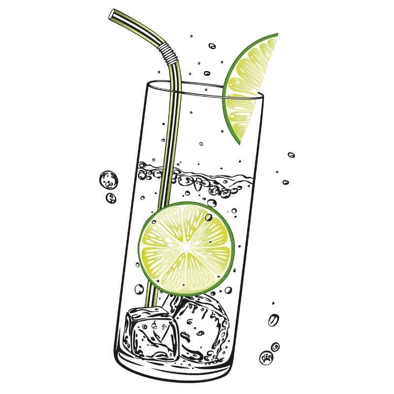 Limetten Limonade Sommer Limo