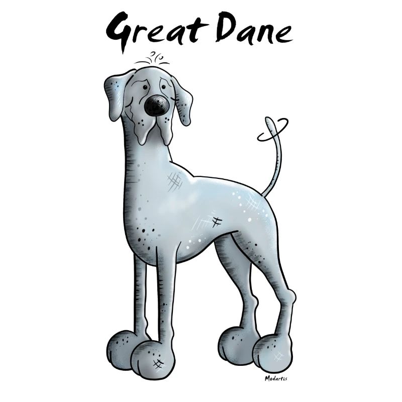 Drollige Deutsche Dogge