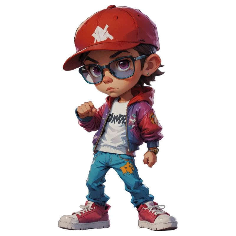 Adolescent branché cool