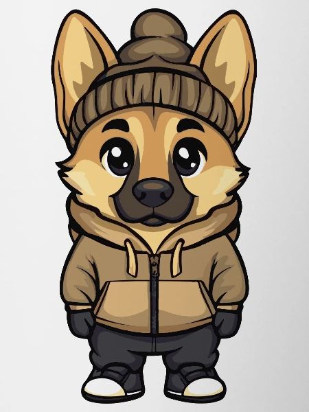 German Shepherd Dog Stylish