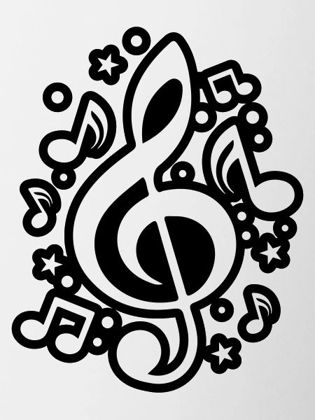 Musical Notes clef symbol musician