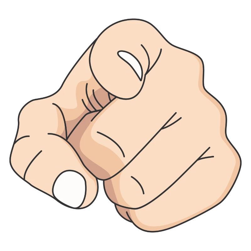 Finger hand index finger design gift provocative
