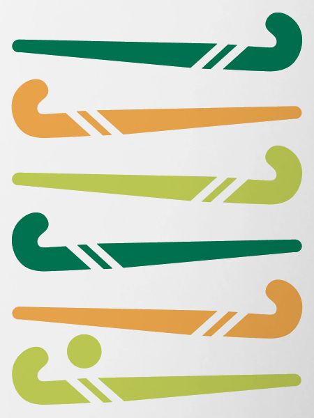 Hockeyschläger bunt