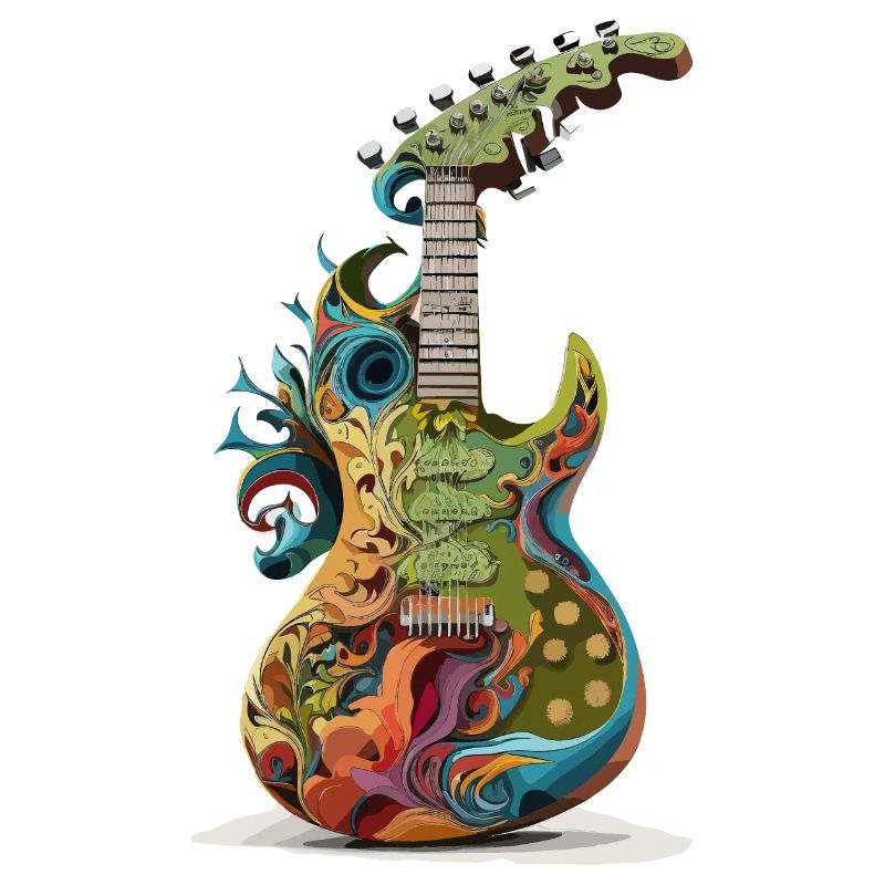 Psychedelic Groove: Cool Weed Head Guitar