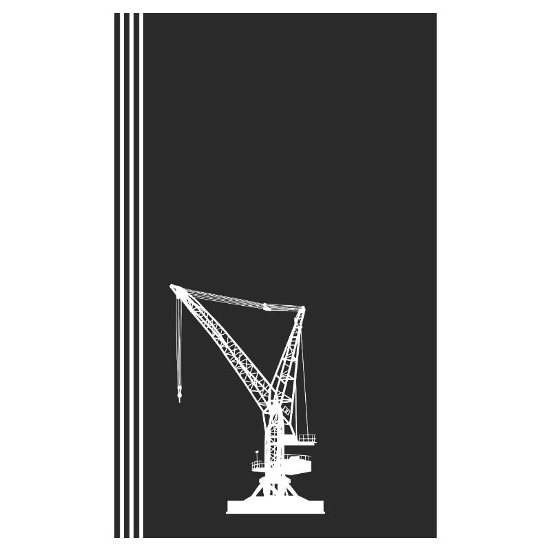 Construction site crane driving