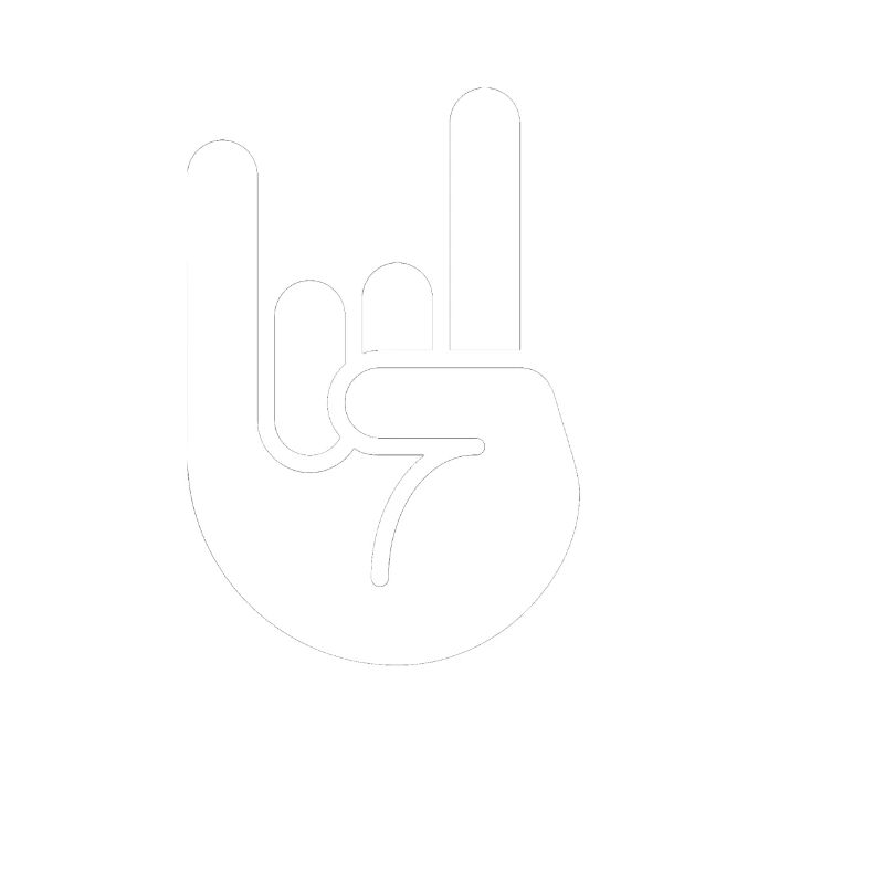 Rock n Roll two fingers sign Cool