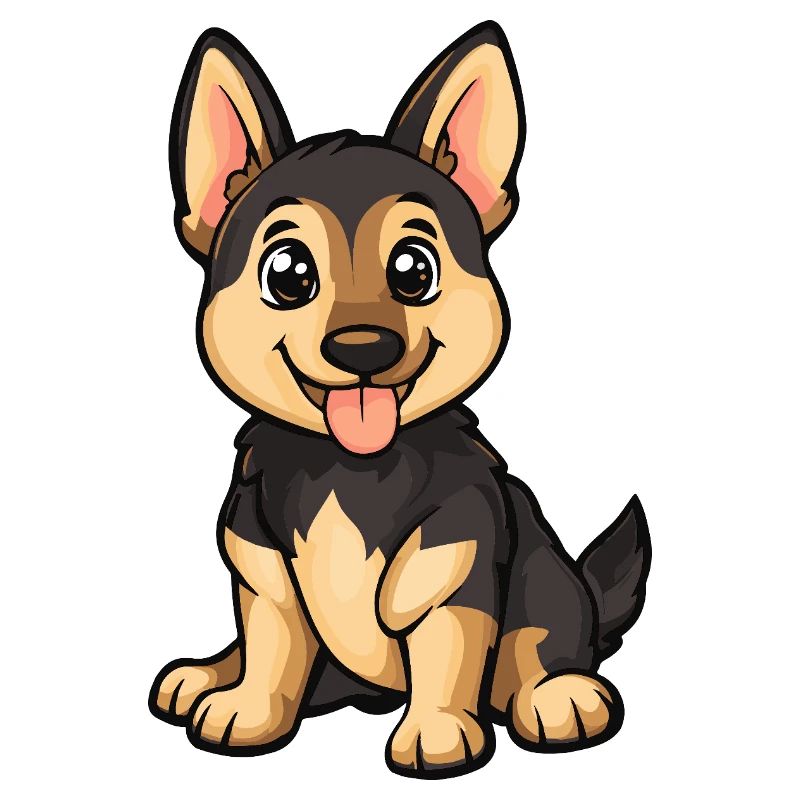 Chien de berger mignon