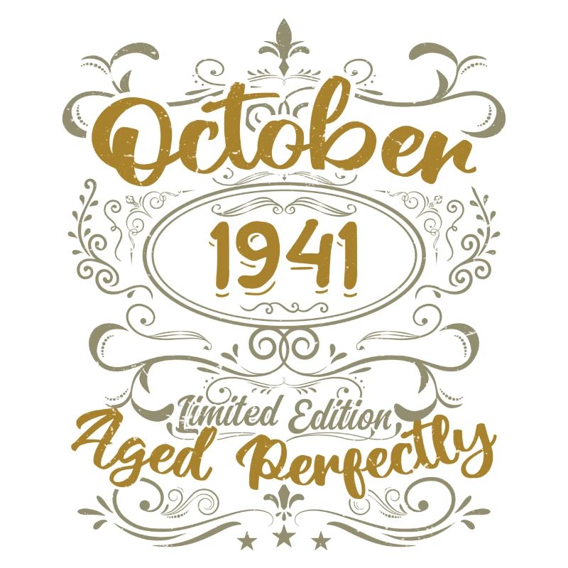 October 1941 Gift 1941 Birthday October 1941