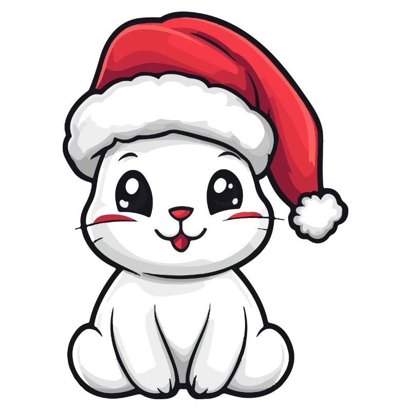 Lapin Noël Mignon
