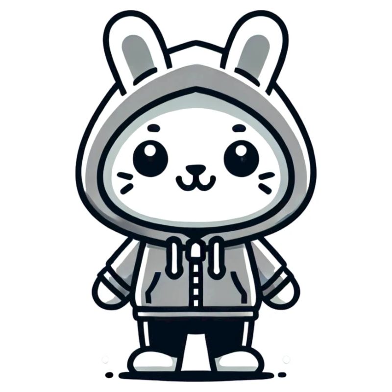 Playful Bunny - Confident and Cool
