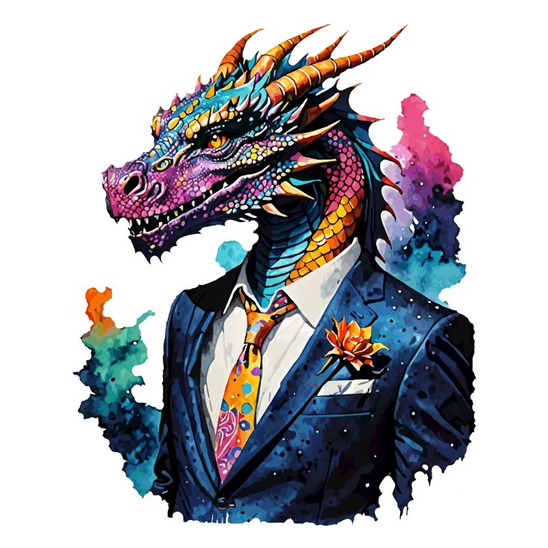 Dragon en costume