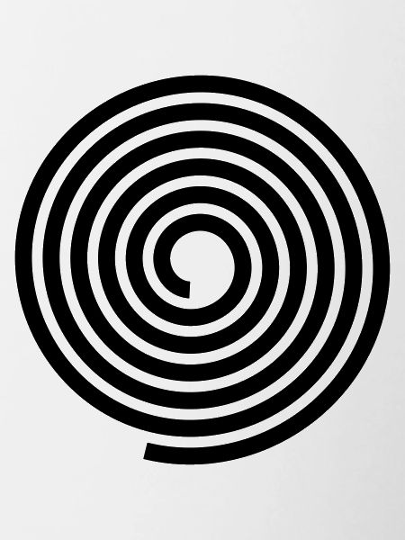 Spirals pattern vector template