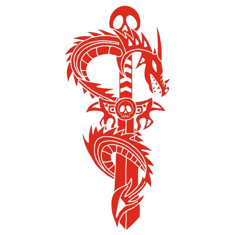 Der rote Drache und das Schwert