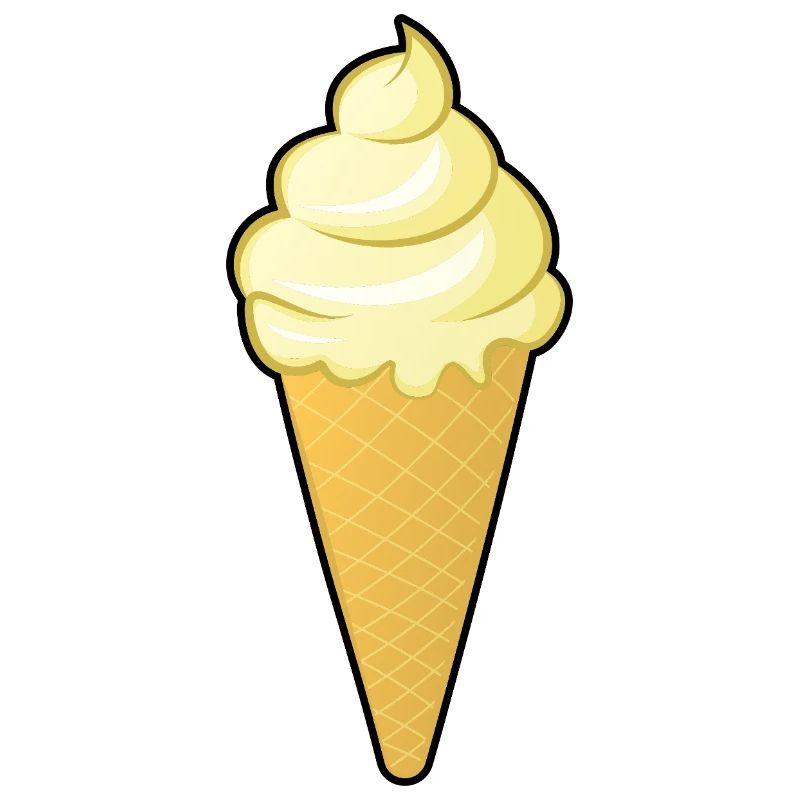Vanille Eis Kostüme Eiscreme Eistüte Vanilleeis
