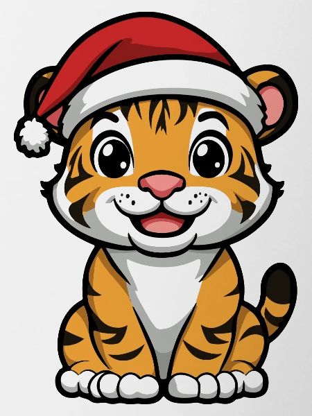 Tigre Noël Mignon