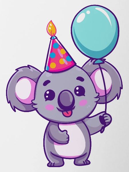 Koala Birthday Comic