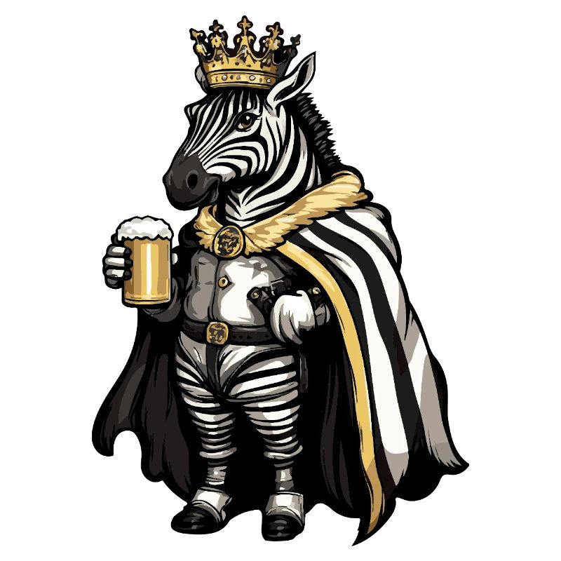 Zebra Bier Lustig
