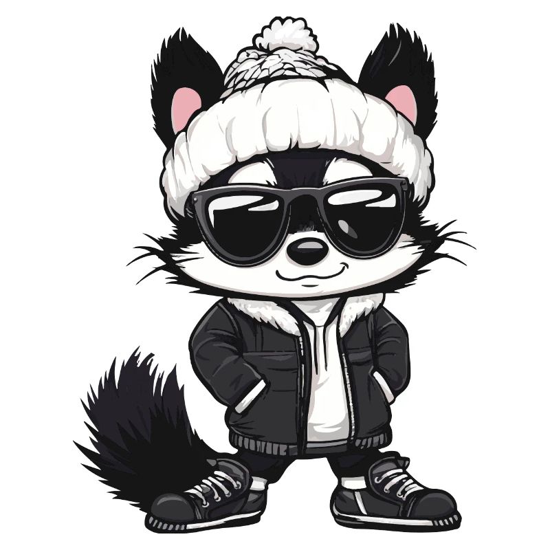 Bande dessinée d’hiver Skunk