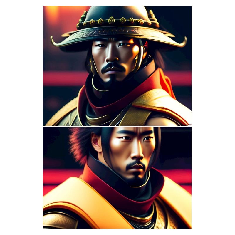 Futuristische Samurai