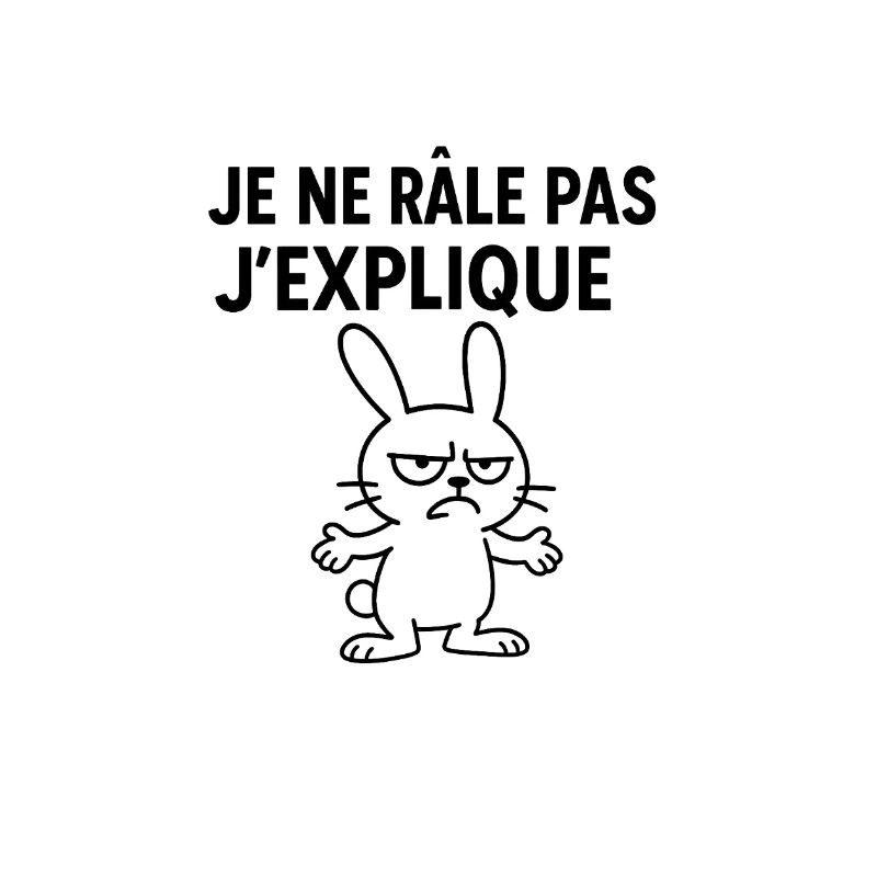 Je ne râle pas, j'explique