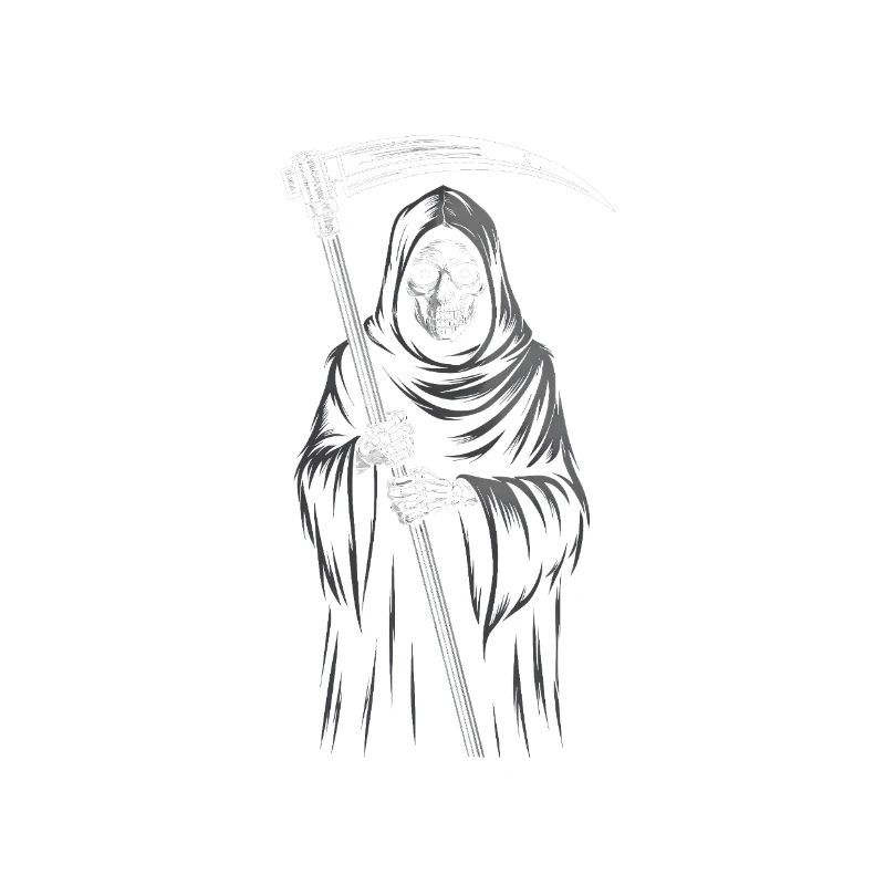 Grim Reaper - Stunning Skeleton Time Quote