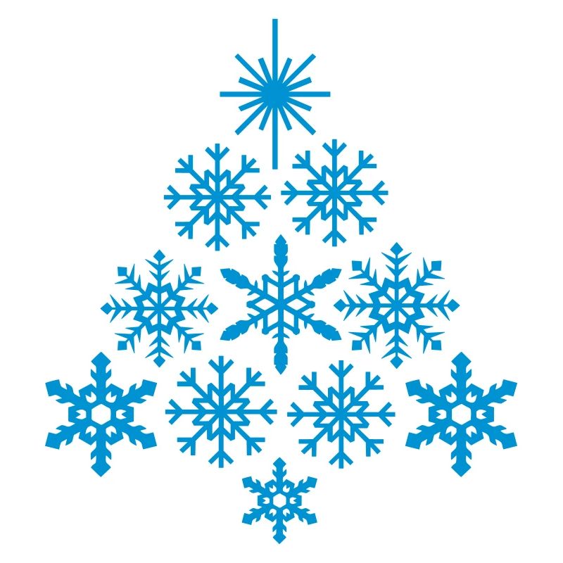Snowflake - Christmas tree
