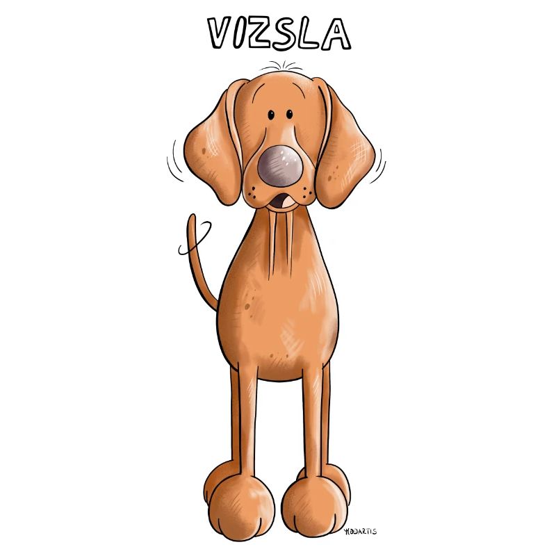 Happy Vizsla
