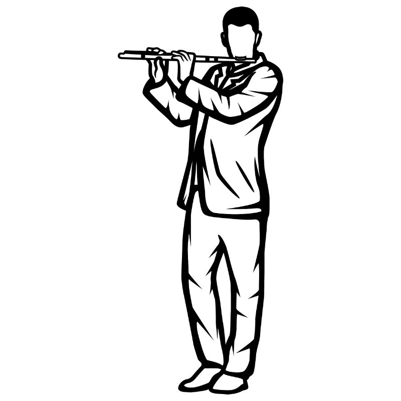 Flute Boy Sketch