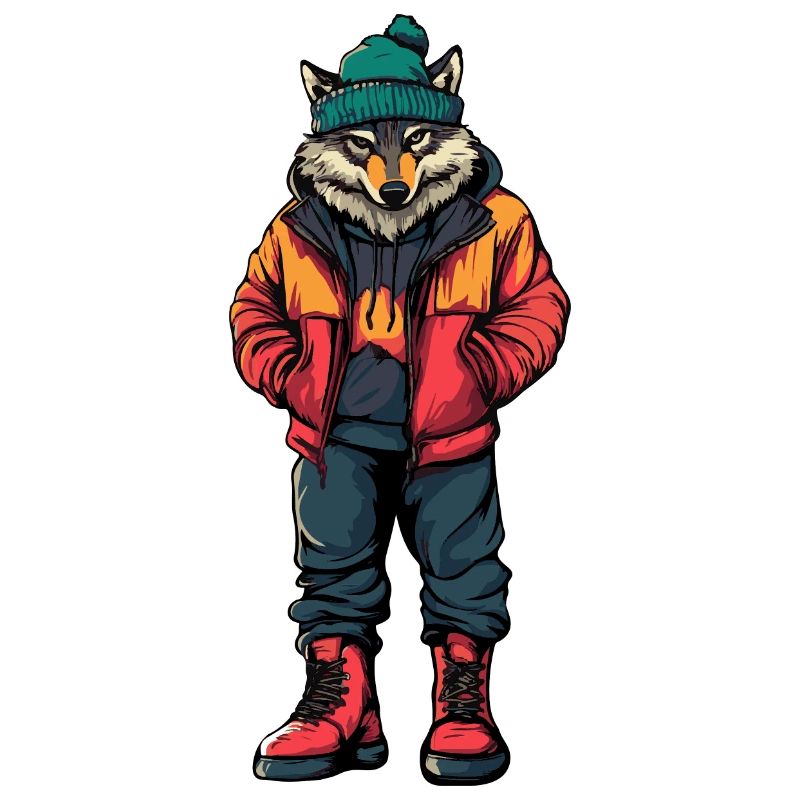 Loup Mode Hiver