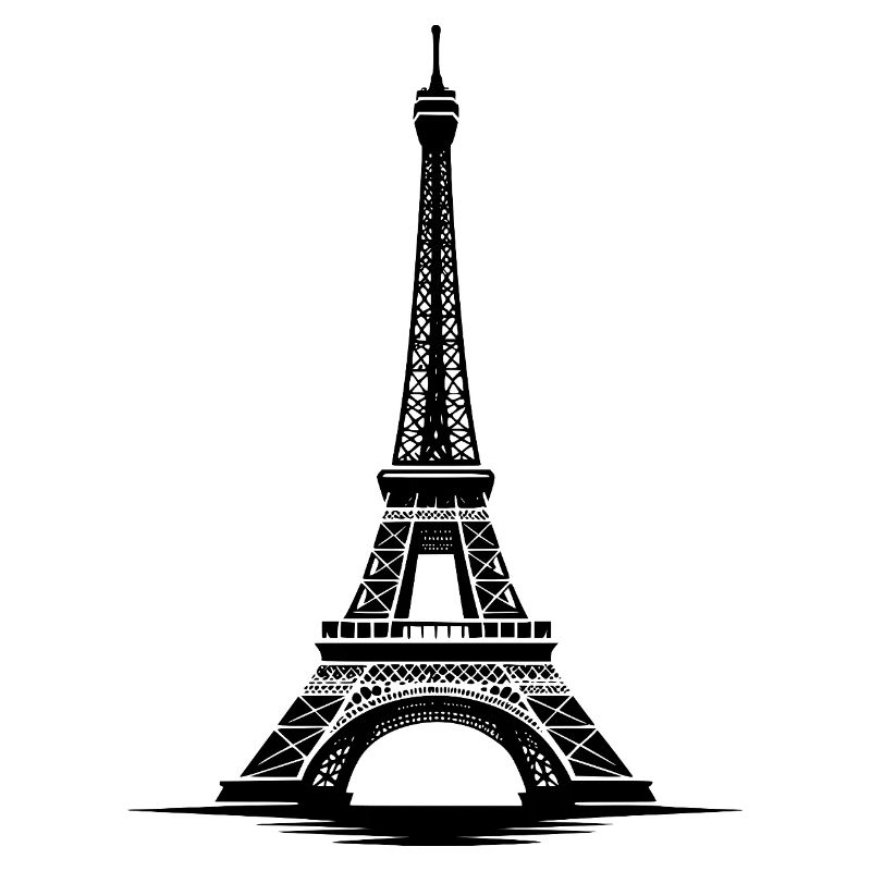 Eiffel Tower Paris Magic Minimalist, Monumental